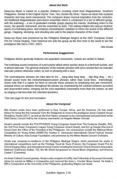 Kaisa-Isa Niyan von Nilo Alcala 