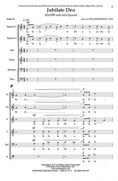 Jubilate Deo von Ivo Antognini 