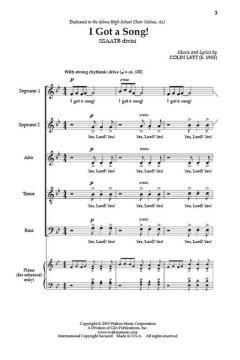 I Got a Song! von Colin Lett 