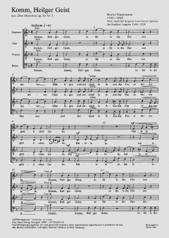Komm, Heilger Geist (Moritz Hauptmann) 