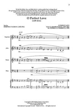 O Perfect Love von Joseph Barnby 