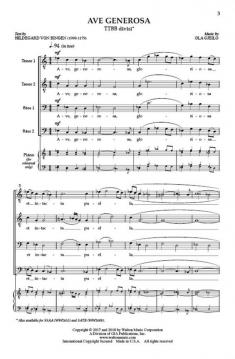 Ave Generosa von Ola Gjeilo 