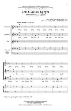 Das Gläut zu Speyer von Ludwig Senfl 