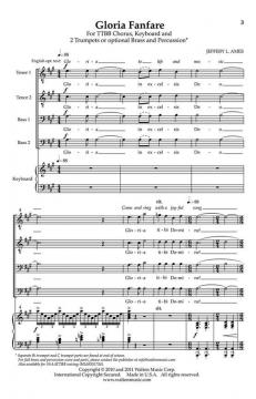 Gloria Fanfare von Jeffrey L. Ames 