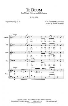 Te Deum (Anniversary Edition) von Wolfgang Amadeus Mozart 