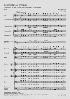 Benedictus es, Domine D184 von Franz Schubert 