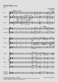 Stabat Mater in g-Moll D175 von Franz Schubert 