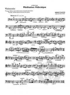 Music for Cello and Piano von Ernest Bloch im Alle Noten Shop kaufen