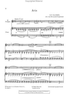 Aria (Chi Sprezzando Il Somo Bene - From The Passion Oratorio) and Bourrte (From A Solo Sonata In G) von Georg Friedrich Händel 