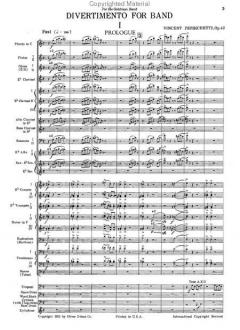 Divertimento for Band von Vincent Persichetti 