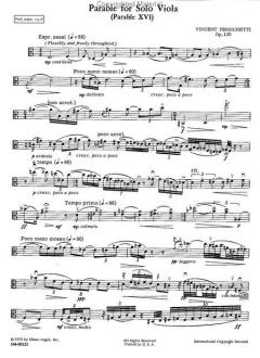 Parable for Solo Viola von Vincent Persichetti im Alle Noten Shop kaufen