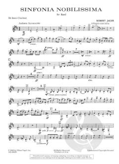 Sinfonia Nobilissima von Robert Jager 