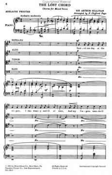 The Lost Chord von Arthur Seymour Sullivan 