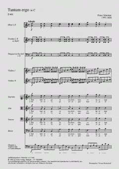 Tantum ergo in C-Dur D 461 (Franz Schubert) 