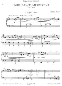 4 Dance Impressions von Denes Agay 