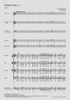 Tantum ergo in C-Dur D739 von Franz Schubert (Download) 