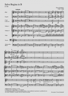 Salve Regina in B-Dur D106 (Franz Schubert) 