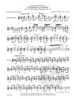 Cinquieme Fantaisie von Fossa, François deOphee, Matanya 