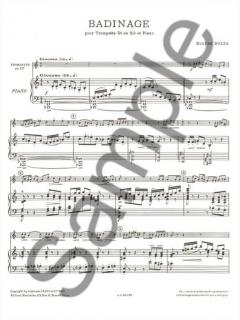 Badinage von Eugene Bozza für Trompete in C oder B und Klavier im Alle Noten Shop kaufen