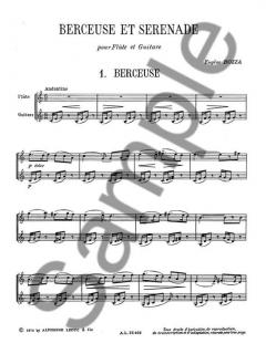 Berceuse et Serenade von Eugene Bozza 