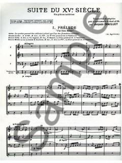 Suite Du 15eme Siecle von Jacques Chailley 