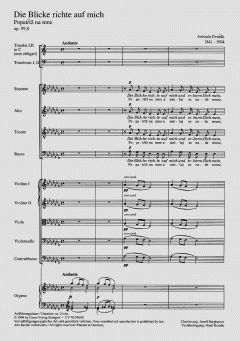 Die Blicke richte auf mich op. 99 (Antonín Dvorák) 