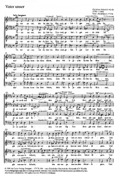 Vater unser; Preis und Anbetung (Johann Christian Heinrich Rinck) 