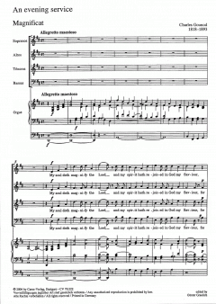 An evening service (Charles Gounod) 