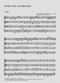 Wenn wir in höchsten Nöten sein von Johann Hermann Schein (Download) 