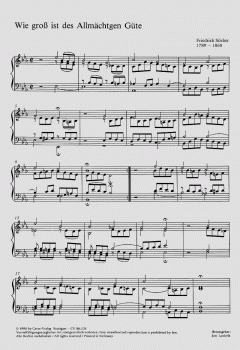 Sämtliche Orgelstücke von Friedrich Silcher im Alle Noten Shop kaufen (Partitur)