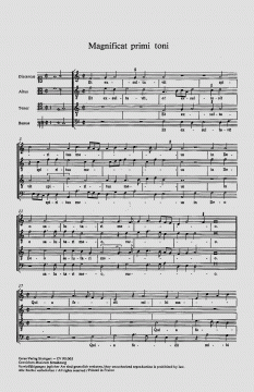 Magnificat Octo Tonorum (Sixt Dietrich) 
