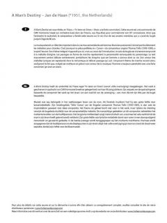 A Man's Destiny von Jan de Haan 