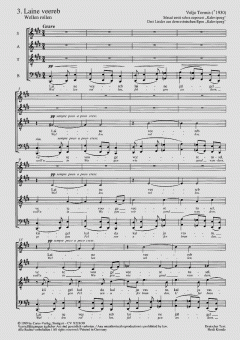 Laine veereb (Wellen rollen) (Veljo Tormis) 