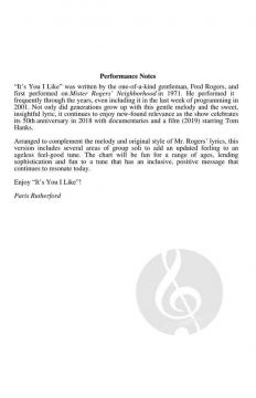 It's You I Like von Fred Rogers 