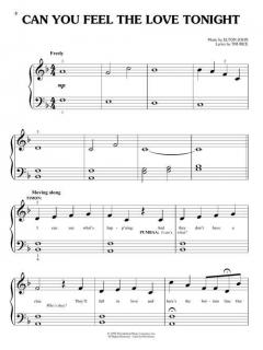 The Lion King (Big Note Piano) von Tim Rice 