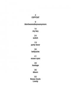 Don't Smile at Me von Billie Eilish 