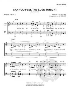 Can You Feel the Love Tonight? von Elton John 