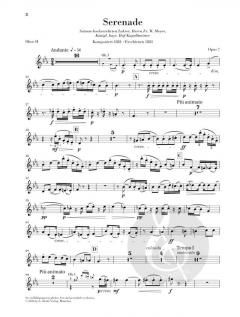 Bläserserenade Es-dur op. 7 von Richard Strauss 