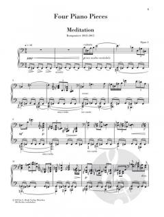 4 Piano Pieces op. 1 von Evgeny Kissin 