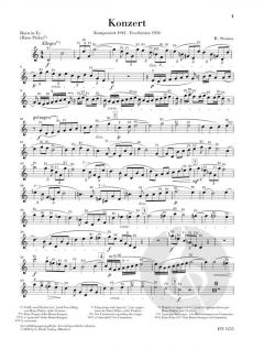 Hornkonzert Nr. 2 Es-dur von Richard Strauss 