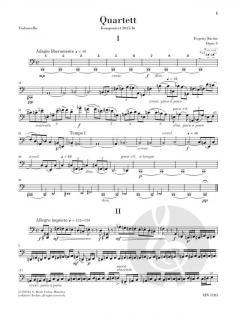 Streichquartett op. 3 von Evgeny Kissin im Alle Noten Shop kaufen (Stimmensatz)