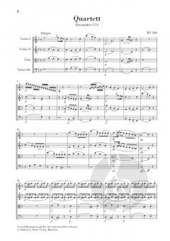 Streichquartette 2: Frühe Wiener Quartette von Wolfgang Amadeus Mozart im Alle Noten Shop kaufen