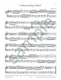 Die Clavier-Büchlein für Anna Magdalena Bach 1722 & 1725 von Johann Sebastian Bach im Alle Noten Shop kaufen (Partitur)