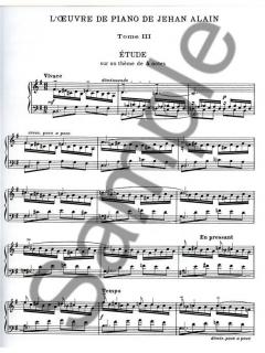 Oeuvre de Piano Vol. 3 von Jehan Alain 