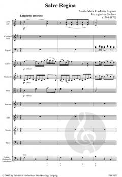 Salve Regina von Amalie Marie Friederike Auguste Herzogin von Sachsen 