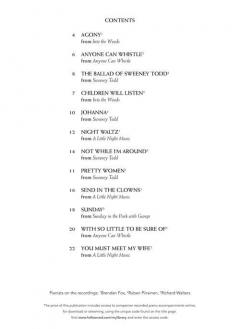 Sondheim for Classical Players von Stephen Sondheim 