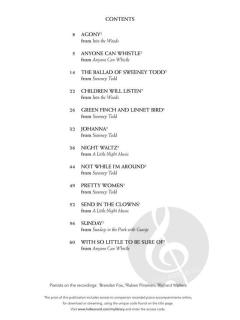 Sondheim for Classical Players von Stephen Sondheim 