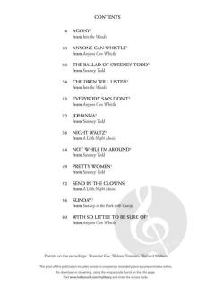 Sondheim for Classical Players von Stephen Sondheim 