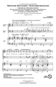 Mister Rogers' Neighborhood (Choral Highlights) von Fred Rogers (Download) 