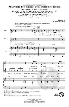 Mister Rogers' Neighborhood (Choral Highlights) von Fred Rogers 
